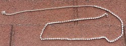 Stony white necklace - necklace