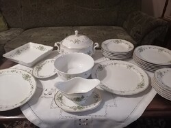 Hollóházi erika patterned tableware
