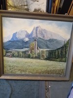 Old signed oil painting