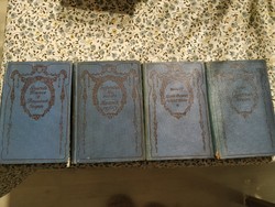 Athenaeum series 4 volumes with a nice art nouveau cover, in good condition 1912 - 1920