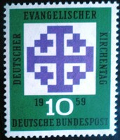 N314 / Németország 1959 Evangélikus Egyháznap bélyeg postatiszta