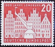 N230 / Németország 1956 Lüneburg 1000 éves bélyeg postatiszta