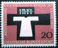 N313 / Németország 1959 Szent sziklák kiállítás bélyeg postatiszta