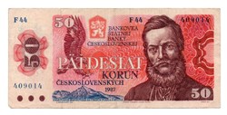 50 Korona 1987 Czechoslovakia