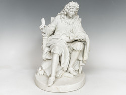 Biscuit statue - French playwright Jean Racine