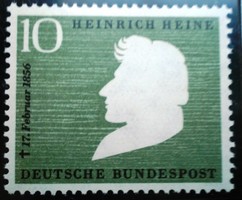 N229 / Németország 1956 Heinrich Heine  bélyeg postatiszta