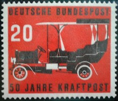 N211 / Németország 1955 A postázás gépesítése bélyeg postatiszta