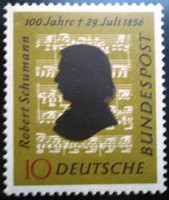 N234 / Németország 1956 Robert Schumann bélyeg postatiszta