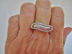 Special art deco silver ring
