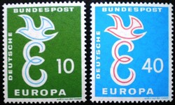 N295-6 / Németország 1958 Europa CEPT bélyegsor postatiszta