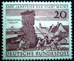 N375 / Németország 1962 Mainz 2000 éves bélyeg postatiszta