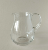 Beautiful old huta glass small jug