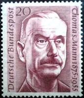 N237 / Németország 1956 Thomas Mann bélyeg postatiszta
