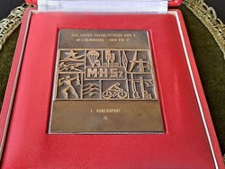 Mhsz championship 1969 plaque