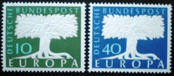 N268-9 / Németország 1957 Europa CEPT bélyegsor postatiszta