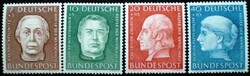 N200-3 / Németország 1954 Az emberiség segítői bélyegsor postatiszta