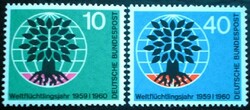 N326-7 / Németország 1960 Menekült év bélyegsor postatiszta