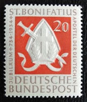 N199 / Németország 1954 Bonifatius bélyeg postatiszta