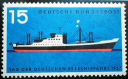 N257 / Németország 1957 Nemzetközi Navigációs Nap bélyeg postatiszta
