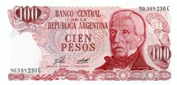 100 Peso   Argentína