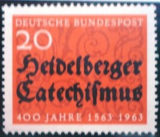 N396 / Németország 1963 A heidelbergi katekizmus bélyeg postatiszta