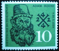 N308 / Németország 1959 Adam Riese bélyeg postatiszta