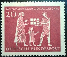 N390 / Németország 1963 Cralog und Care segélyszervezet bélyeg postatiszta