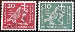 N330-1 / Germany 1960 World Eucharistic Congress stamp series postal clearance