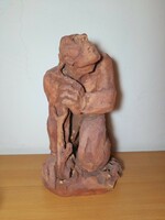 Terracotta man-eating giant statue