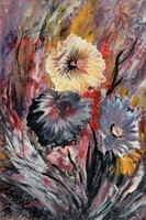 Magdolna Körtvélyessy (1930-?) - Flower still life
