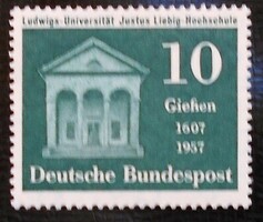 N258 / Németország 1957 A giesseni egyetem bélyeg postatiszta