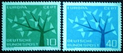 N383-4 / Németország 1962 Europa CEPT bélyegsor postatiszta