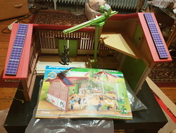 Playmobil large farm with pets and crane (71304) new