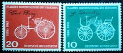 N363-4 / Németország 1961 A közlekedés motorizálása bélyegsor postatiszta