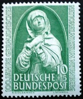 N151 / Németország 1952 A nürnbergi Nemzeti Múzeum bélyeg postatiszta