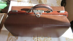 Retro leather square travel (?) Bag