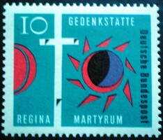 N393 / Németország 1963 Regina mártírok temploma bélyeg postatiszta