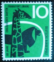 N288 / Németország 1958 A frankfurti állatkert bélyeg postatiszta
