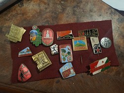 Collection of property badges together 1962-84