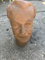 German terracotta statue the size of a human head! About 10 kg