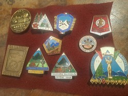 Collection of property badges together 1959-60