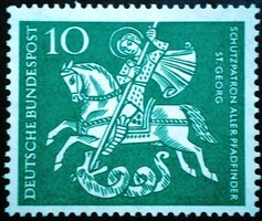 N346 / Németország 1961  Cserkészmozgalom bélyeg postatiszta