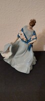 Royal dux - rare dancing girl with shawl, large porcelain figure for sale