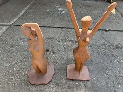 German terracotta sculptures, be warned! I am 60 and 48 cm tall! Price per piece!