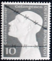N165 / Németország 1953 Hadifoglyok bélyeg postatiszta