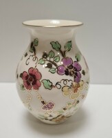 Zsolnay globe vase with butterflies #1990