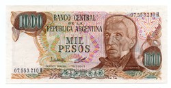 1.000 Peso   Argentína