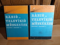 Rádió és televízió műszerész - Szakmai Ismeret I-II - Műszaki Könyvkiadó, 1980