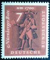 N365 / Németország 1961  "A levél öt évszázadon át" kiállítás bélyeg postatiszta