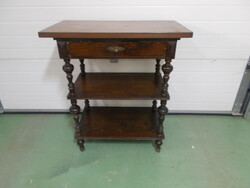 Tin German table, jury table, service table, console table